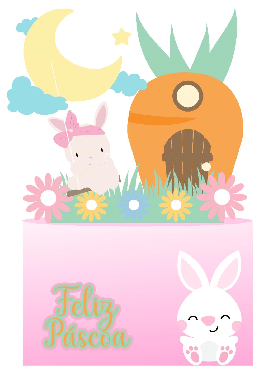 Arquivo de corte topo de bolo Páscoa