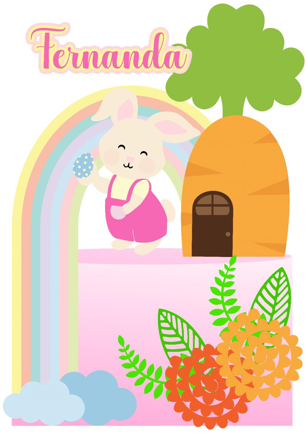 Arquivo de corte topo de bolo Páscoa