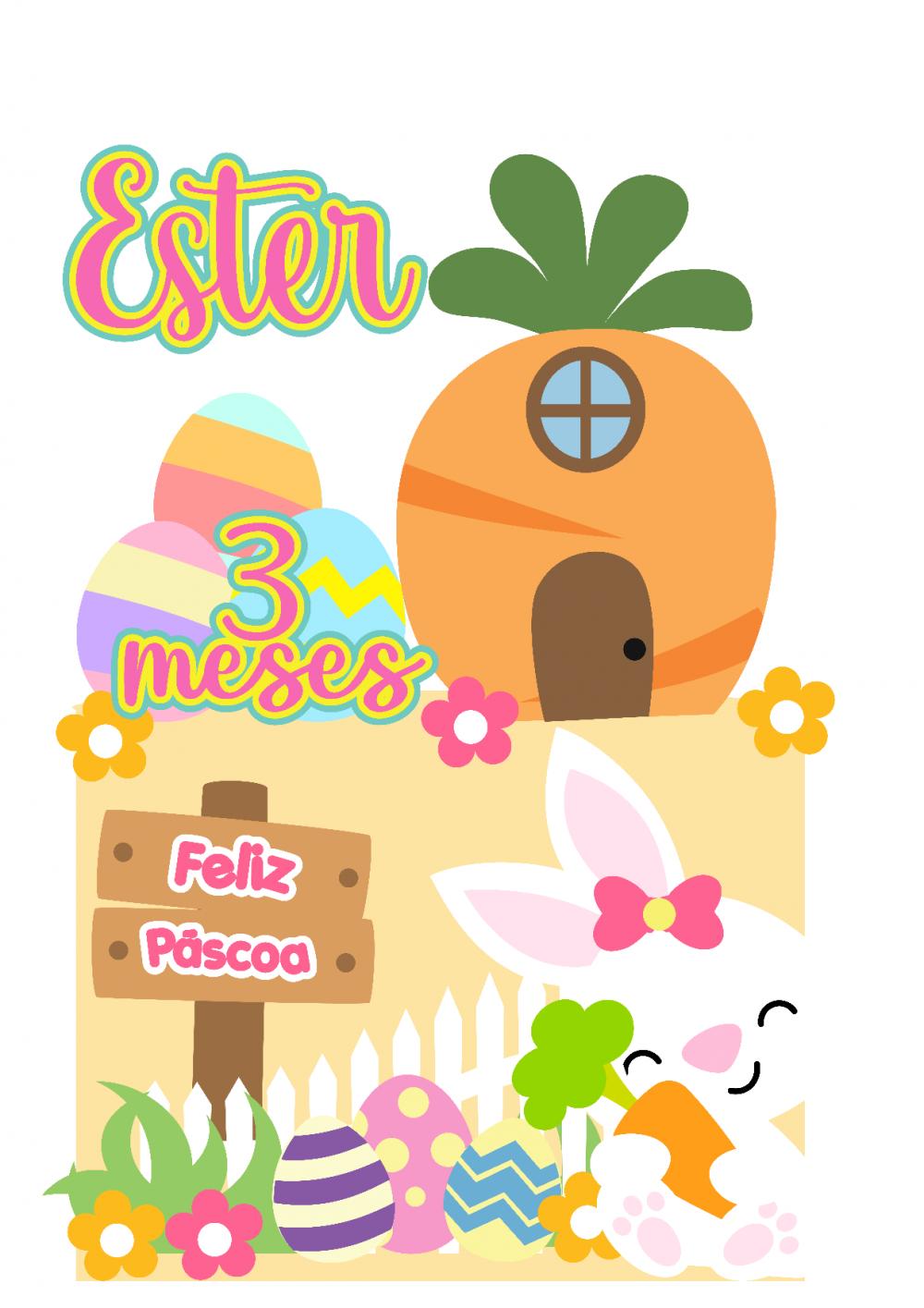 Arquivo de corte topo de bolo Páscoa