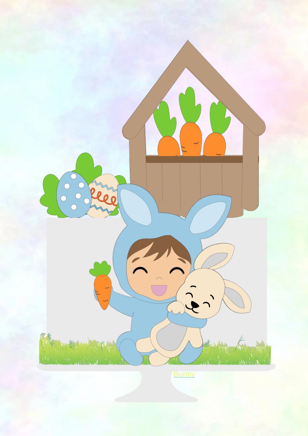 Arquivo de corte topo de bolo Páscoa