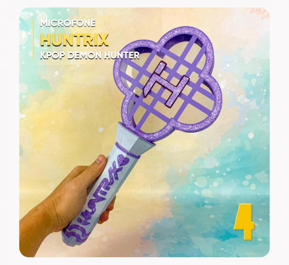 Arquivo de corte Microfone KPOP Demon Hunters