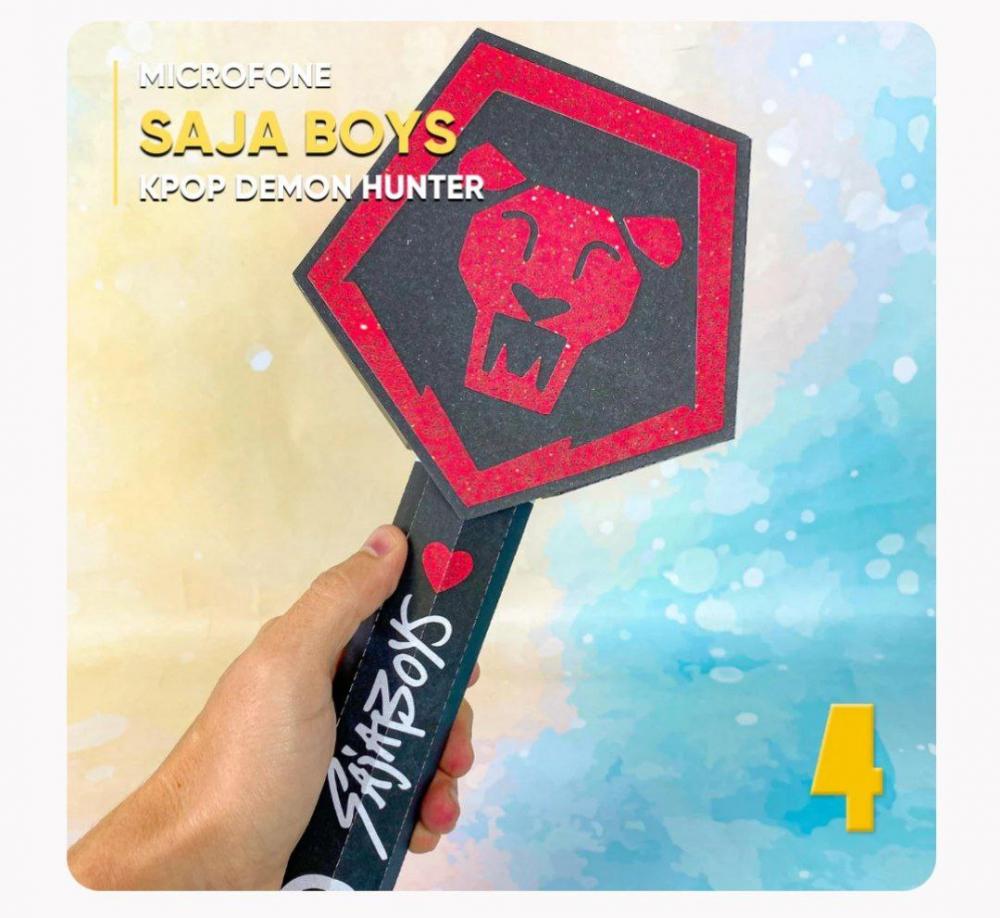 Arquivo de corte Microfone KPOP Demon Hunters