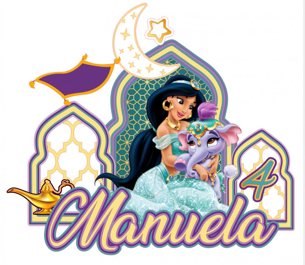 Arquivo de corte topo de bolo Jasmine