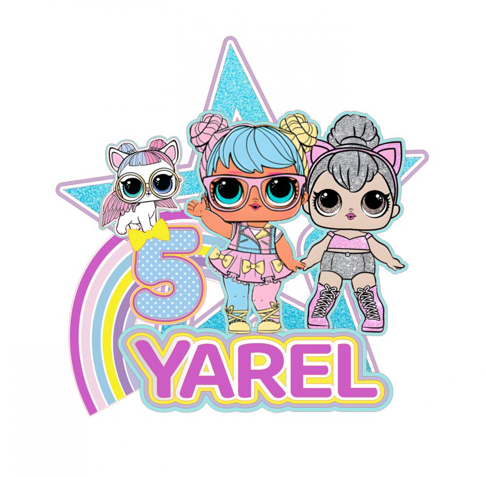 Arquivo de corte topo de bolo Lol Surprise