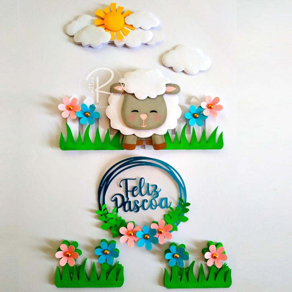 Arquivo de corte topo de bolo Páscoa