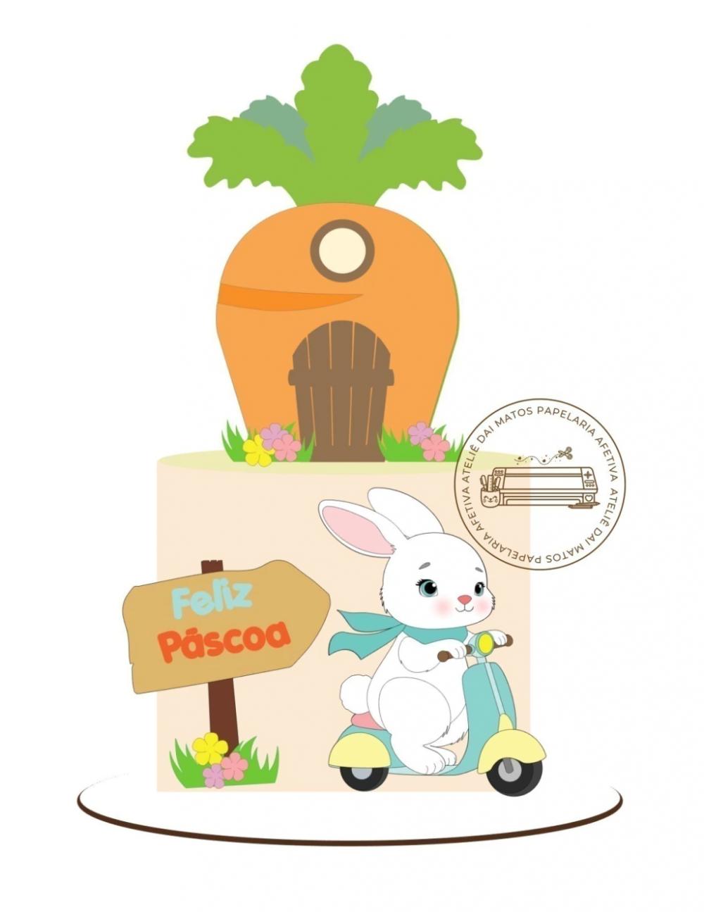 Arquivo de corte topo de bolo Páscoa