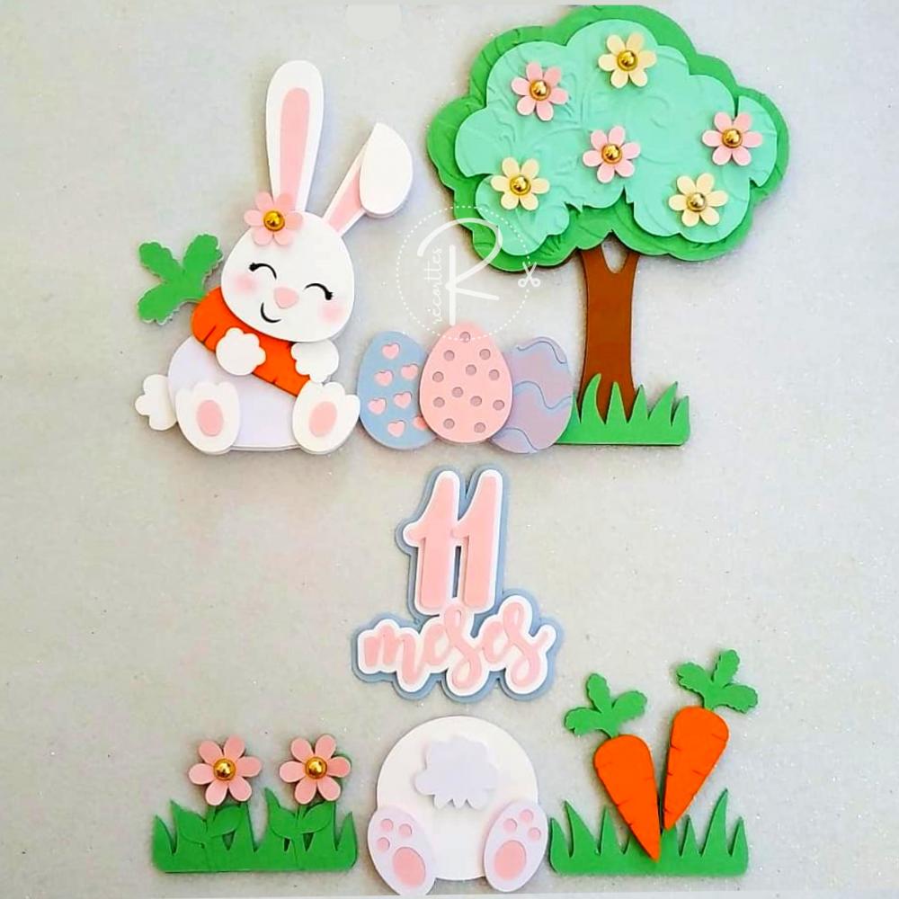 Arquivo de corte topo de bolo Páscoa