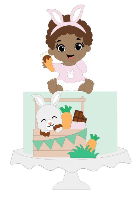 Arquivo de corte topo de bolo Páscoa