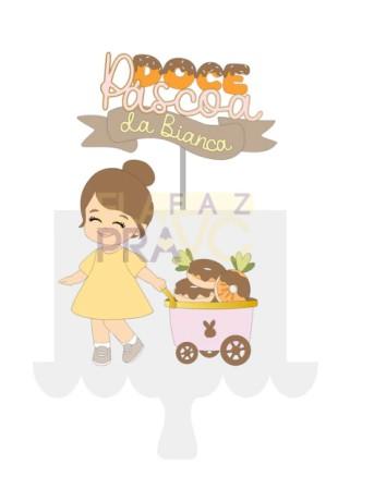 Arquivo de corte topo de bolo Páscoa