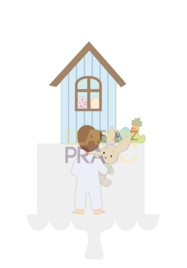 Arquivo de corte topo de bolo Páscoa