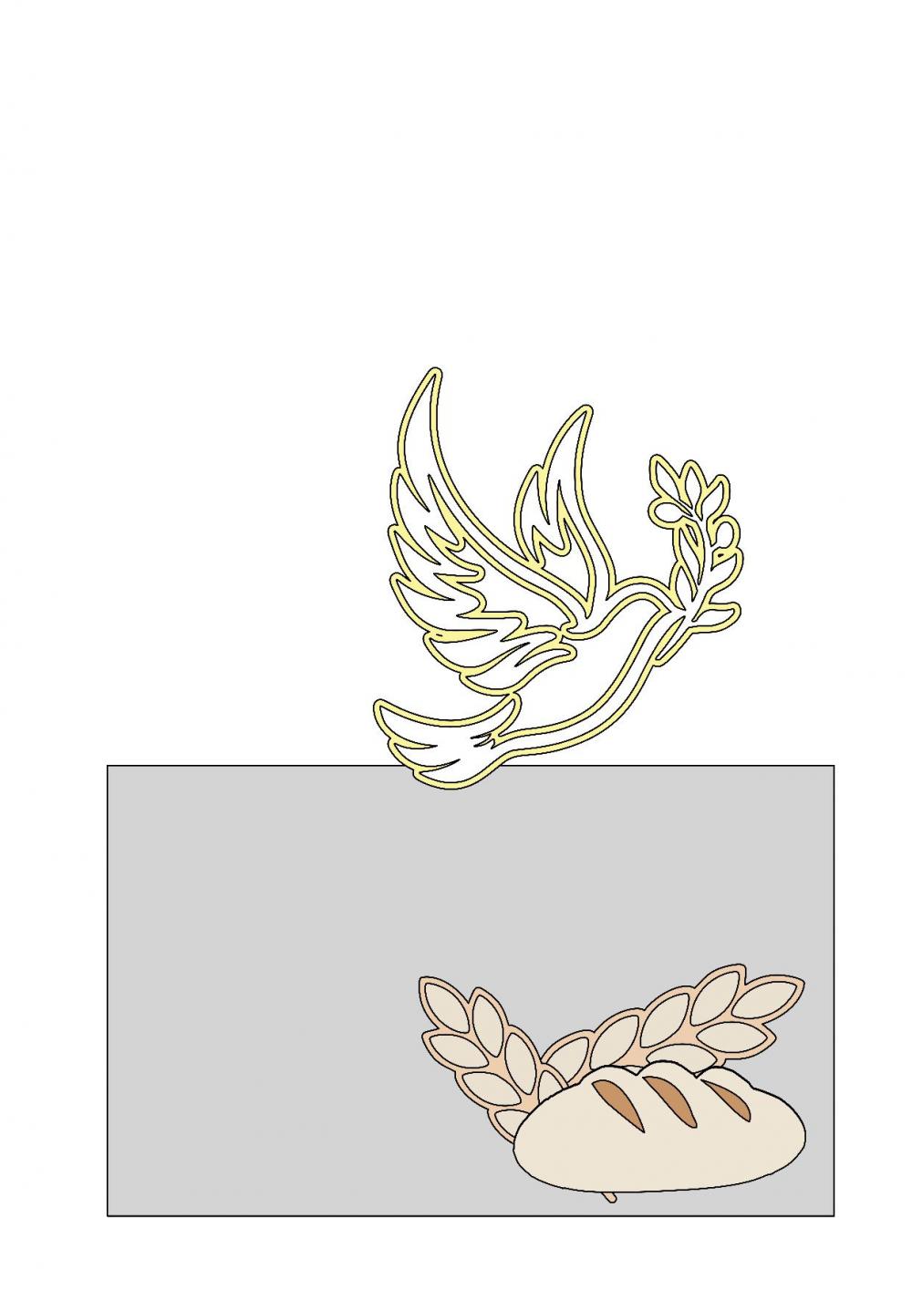 Arquivo de corte topo de bolo Primeira Comunhão