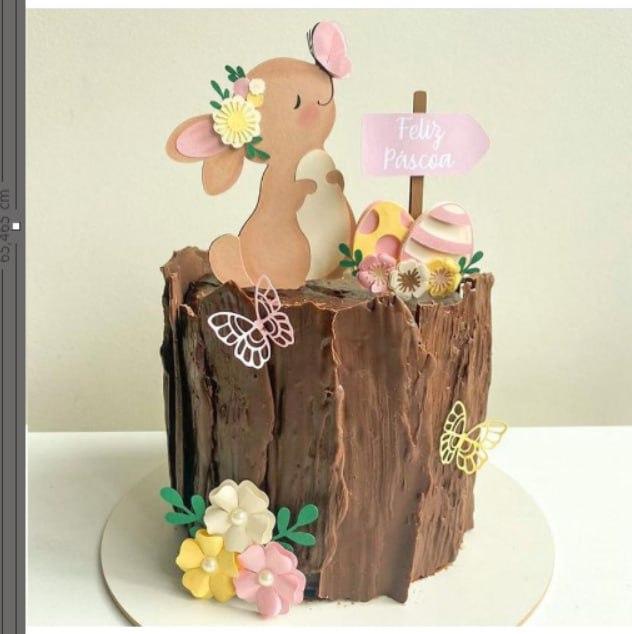 Arquivo de corte topo de bolo Páscoa