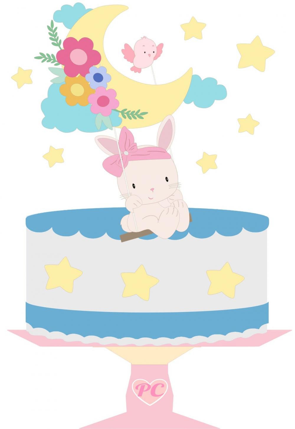 Arquivo de corte topo de bolo Páscoa