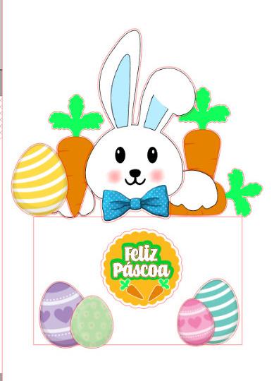 Arquivo de corte topo de bolo Páscoa