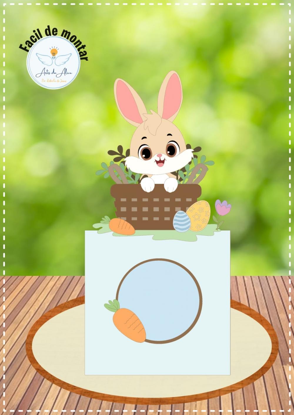 Arquivo de corte topo de bolo Páscoa