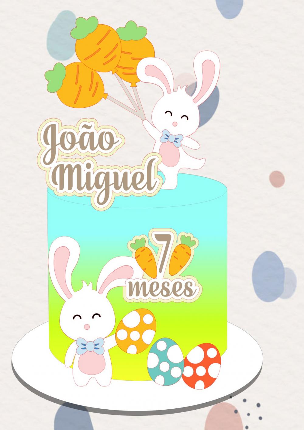 Arquivo de corte topo de bolo Páscoa