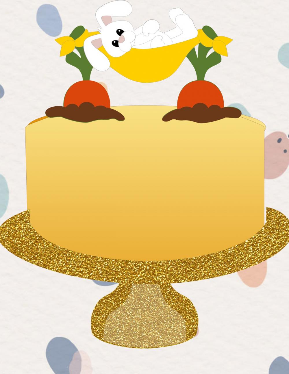 Arquivo de corte topo de bolo Páscoa