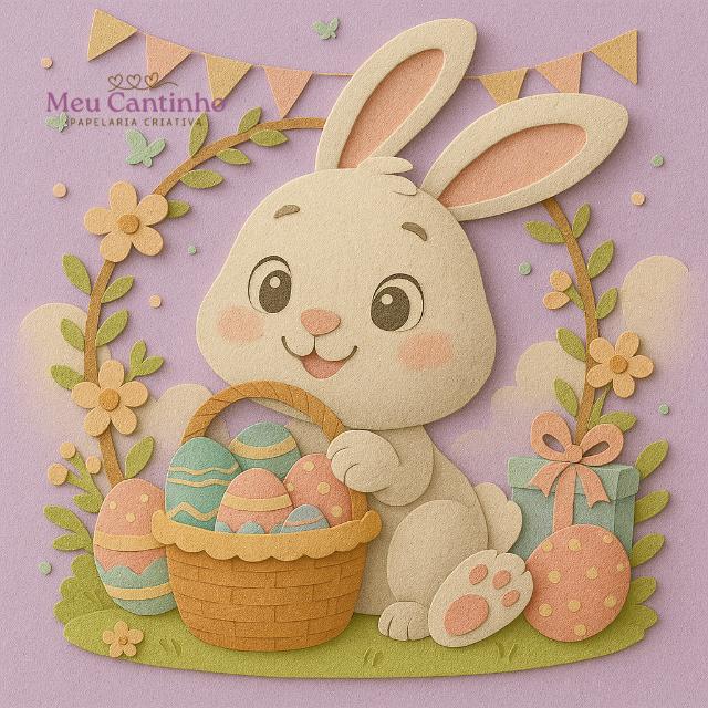 Arquivo de corte topo de bolo Páscoa