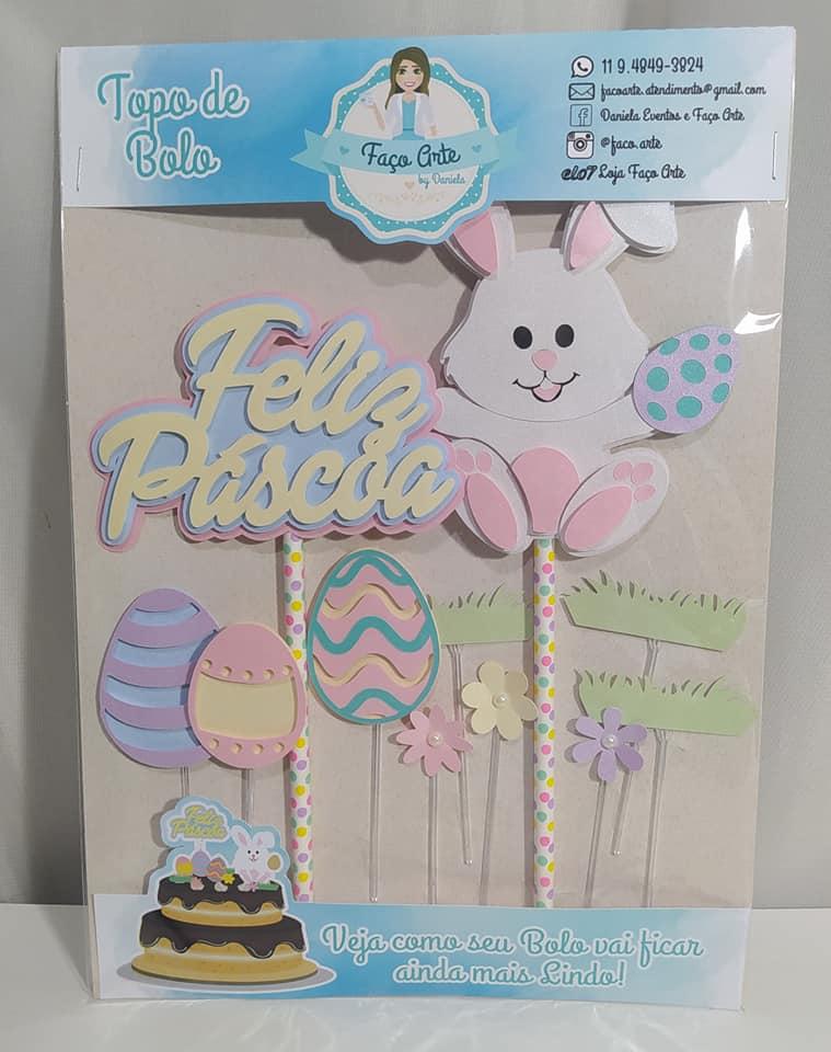 Arquivo de corte topo de bolo Páscoa