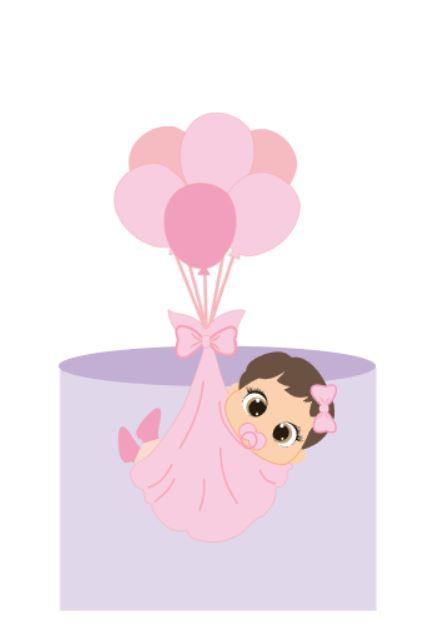 Arquivo de corte topo de bolo Bebê