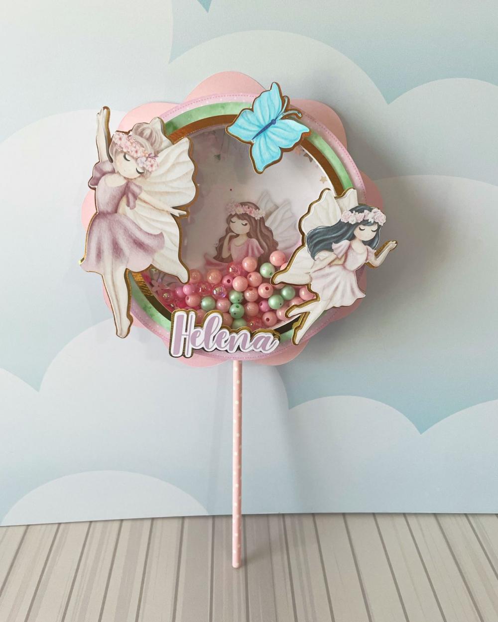 Arquivo de corte topo de bolo Jardim