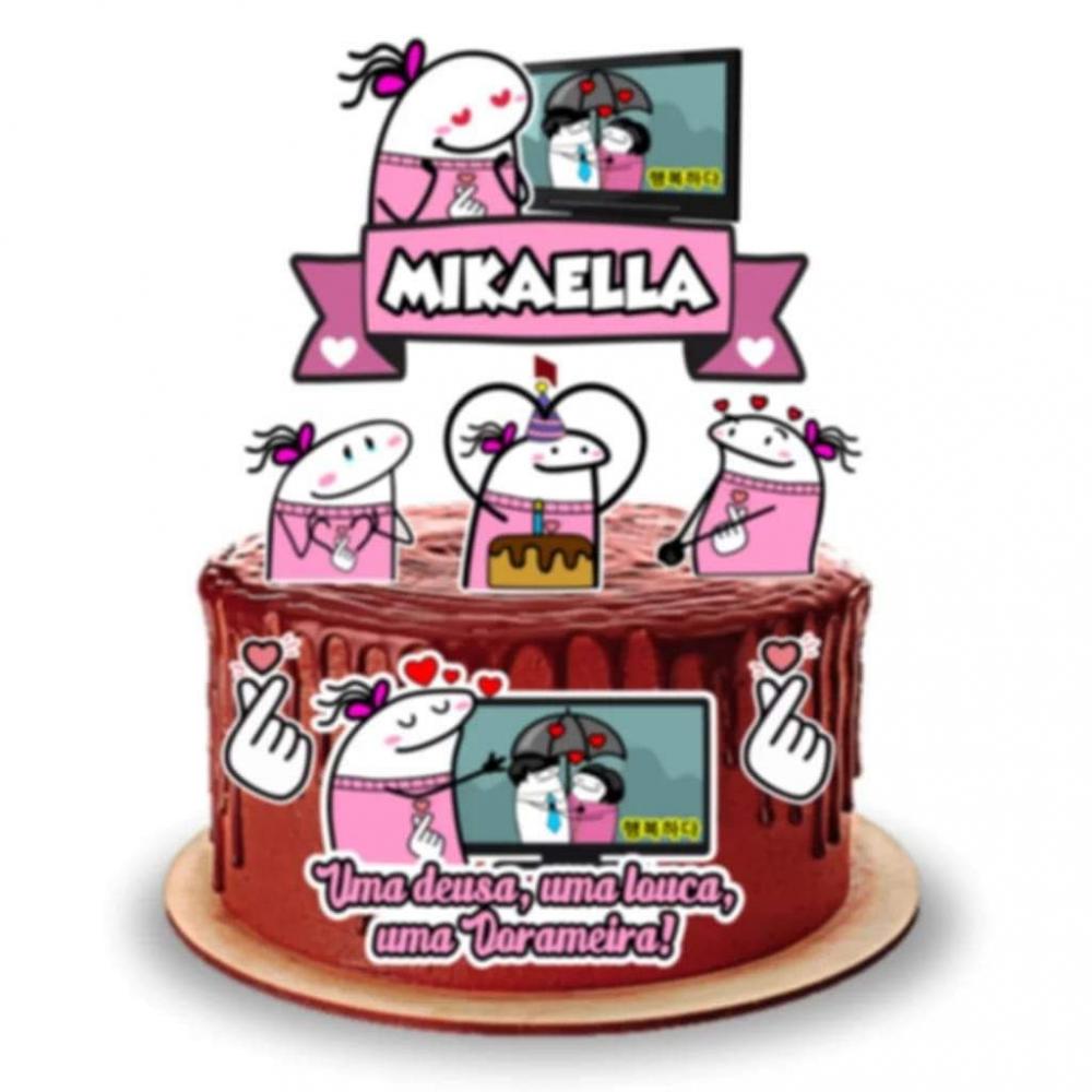 Arquivo de corte Topo de bolo Flork