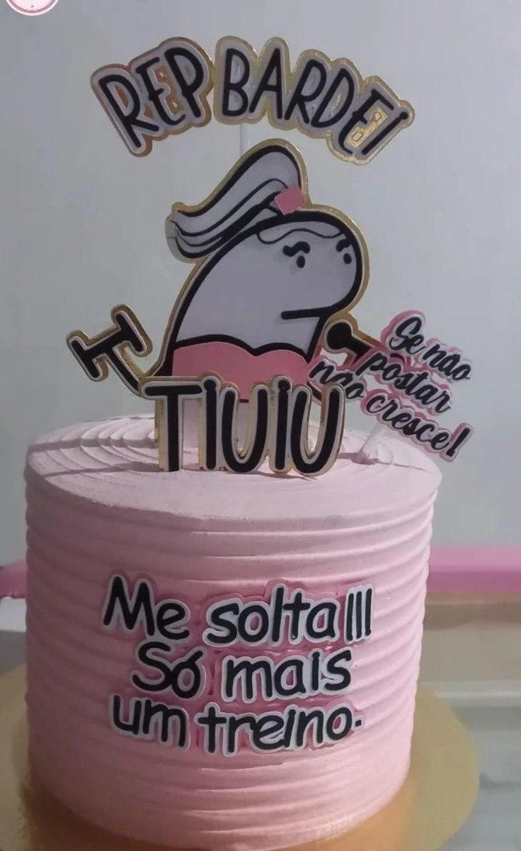 Arquivo de corte Topo de bolo Flork