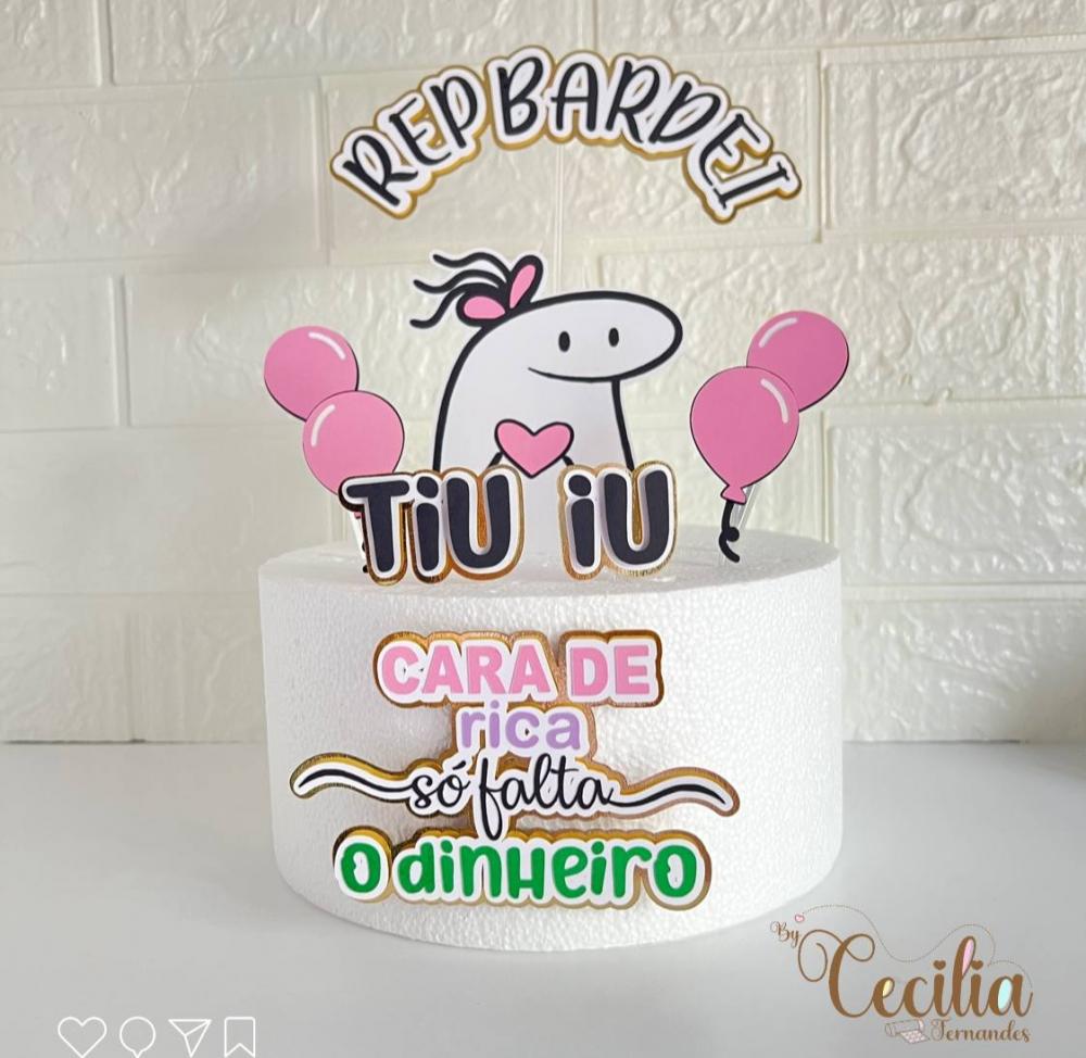 Arquivo de corte Topo de bolo Flork