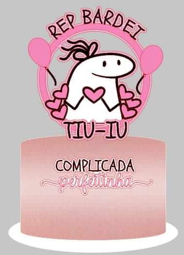 Arquivo de corte Topo de bolo Flork