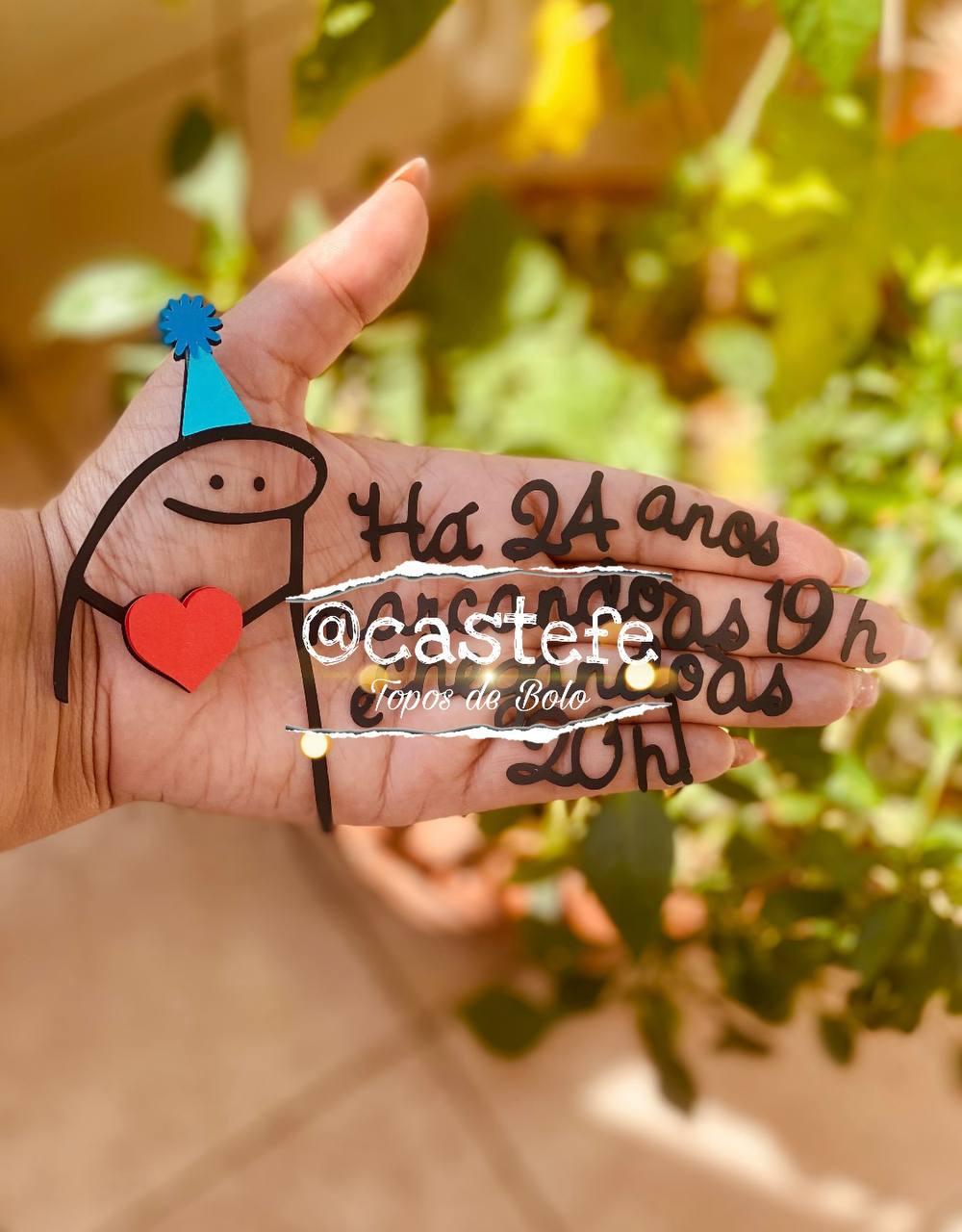 Arquivo de corte Topo de bolo Flork