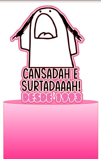 Arquivo de corte Topo de bolo Flork