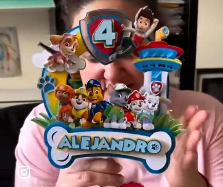 Arquivo de corte topo de bolo Patrulha Canina