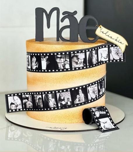 Arquivo de corte Topo de bolo Dia das Mães