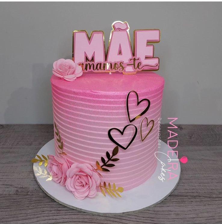 Arquivo de corte Topo de bolo Dia das Mães