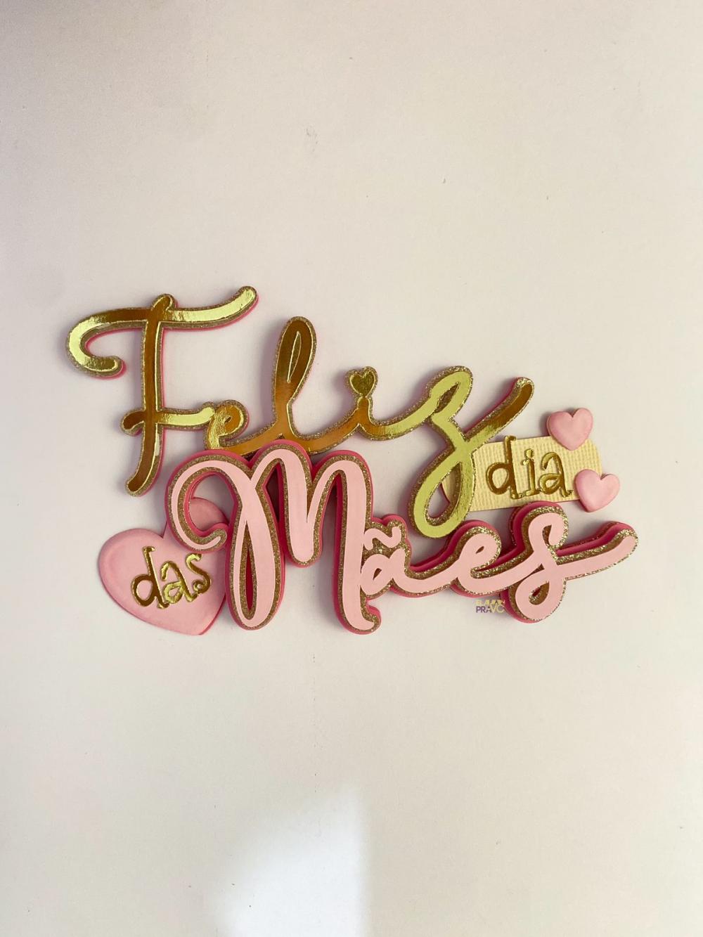 Arquivo de corte Topo de bolo Dia das Mães