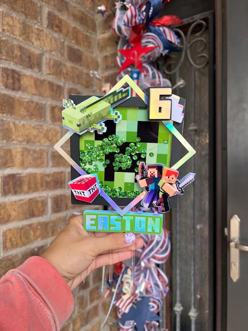 Arquivo de Corte Topo de Bolo Minecraft