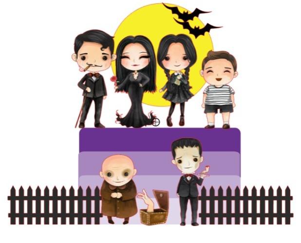 Topo de bolo Wandinha