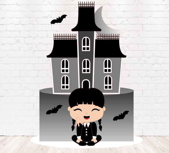 Topo de bolo Wandinha