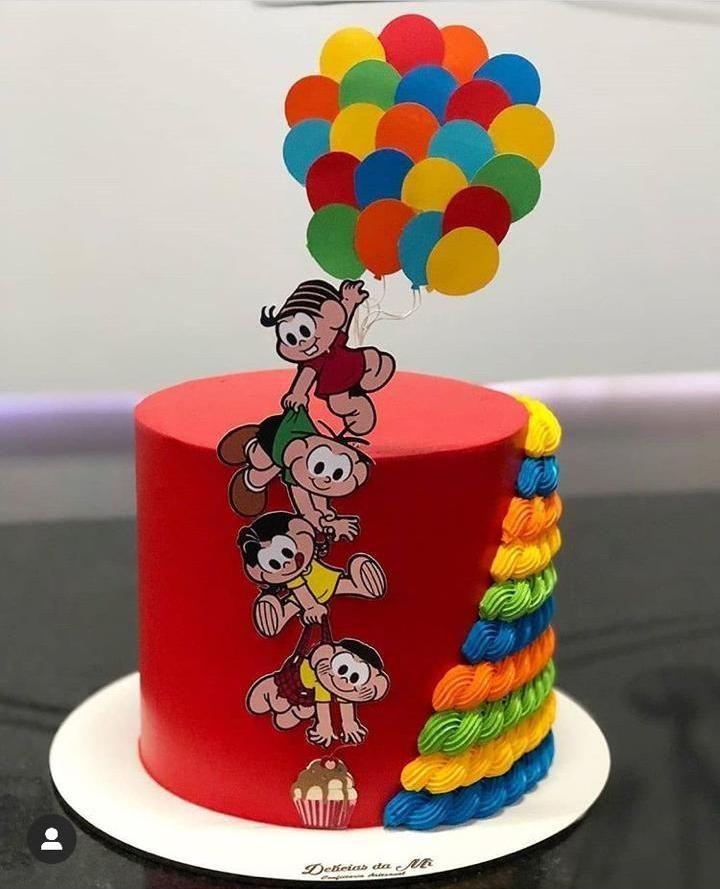 Topo de Bolo Turma da Monica
