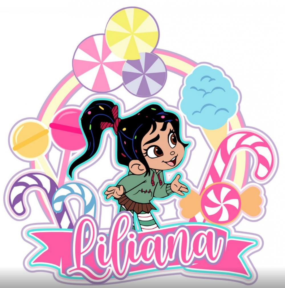 Topo de bolo Vanelope