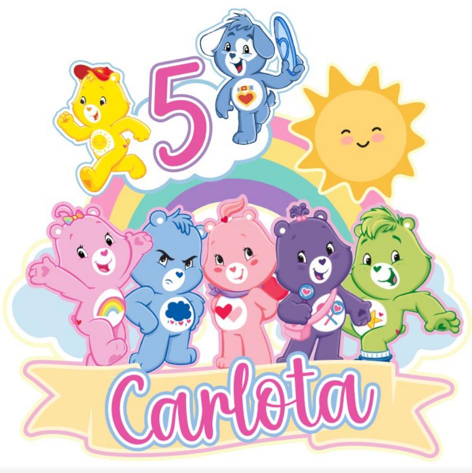 Topo de bolo Ursinhos Carinhosos