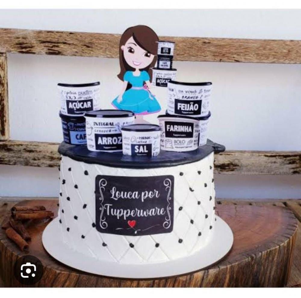Topo de Bolo TUPPERWARE