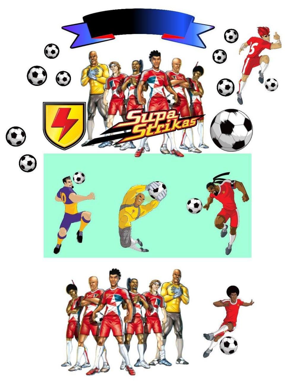 Topo de Bolo Supa strikas