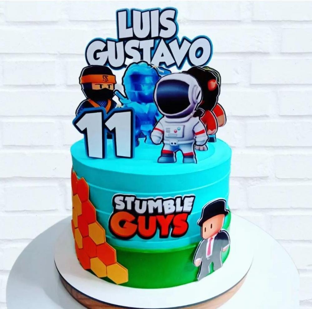 Topo de Bolo Stumble Guys