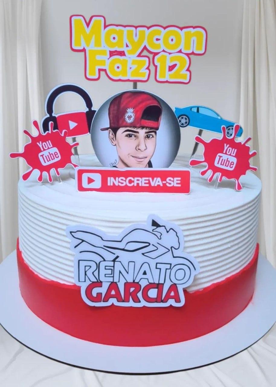 Arquivo de corte topo de bolo Renato Garcia