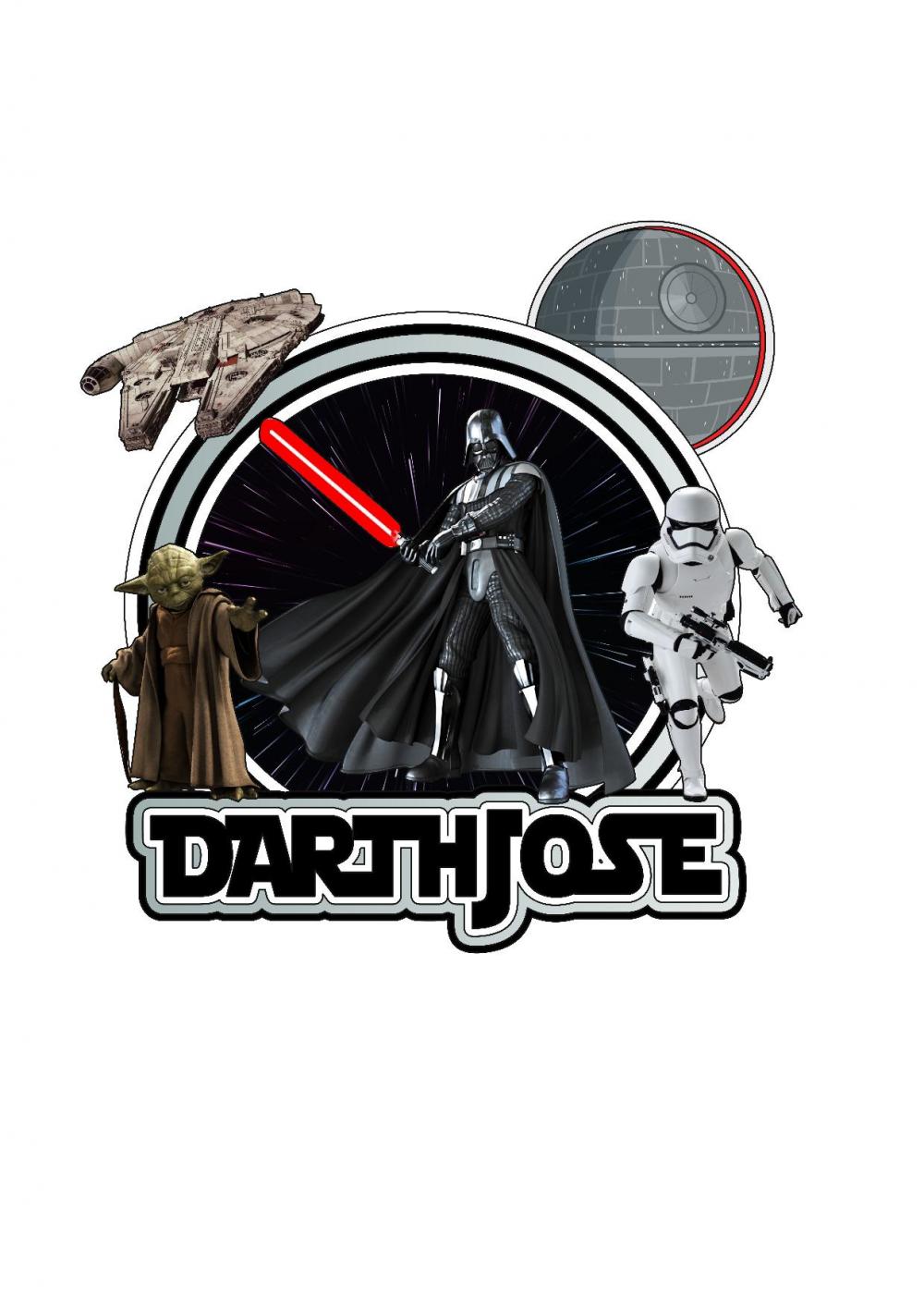 Topo de bolo Star Wars