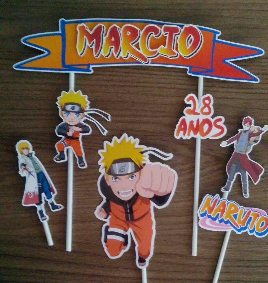 Topo de bolo Naruto