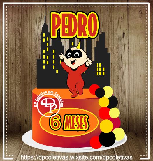 Topo de bolo os Incriveis