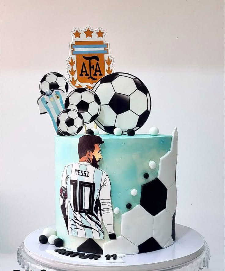 Topo de bolo Messi