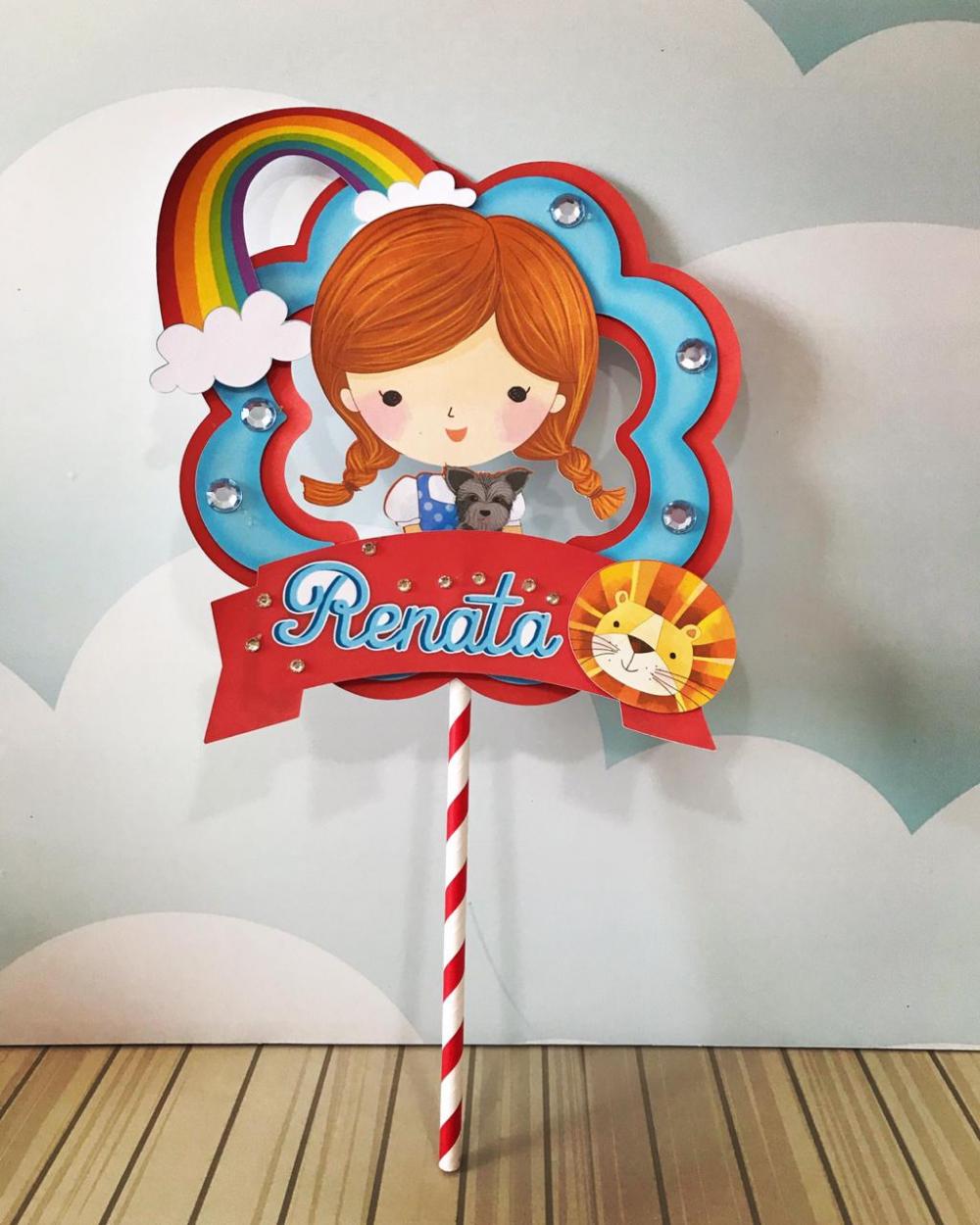 Topo de Bolo Mágico de Oz